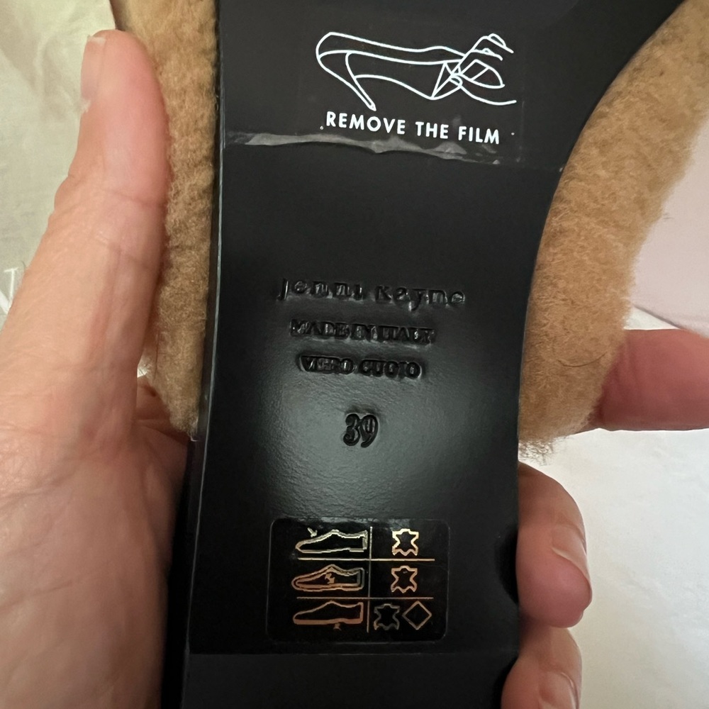 Nwt Jenni Kayne Shearling Mule. Size 39 - image 4